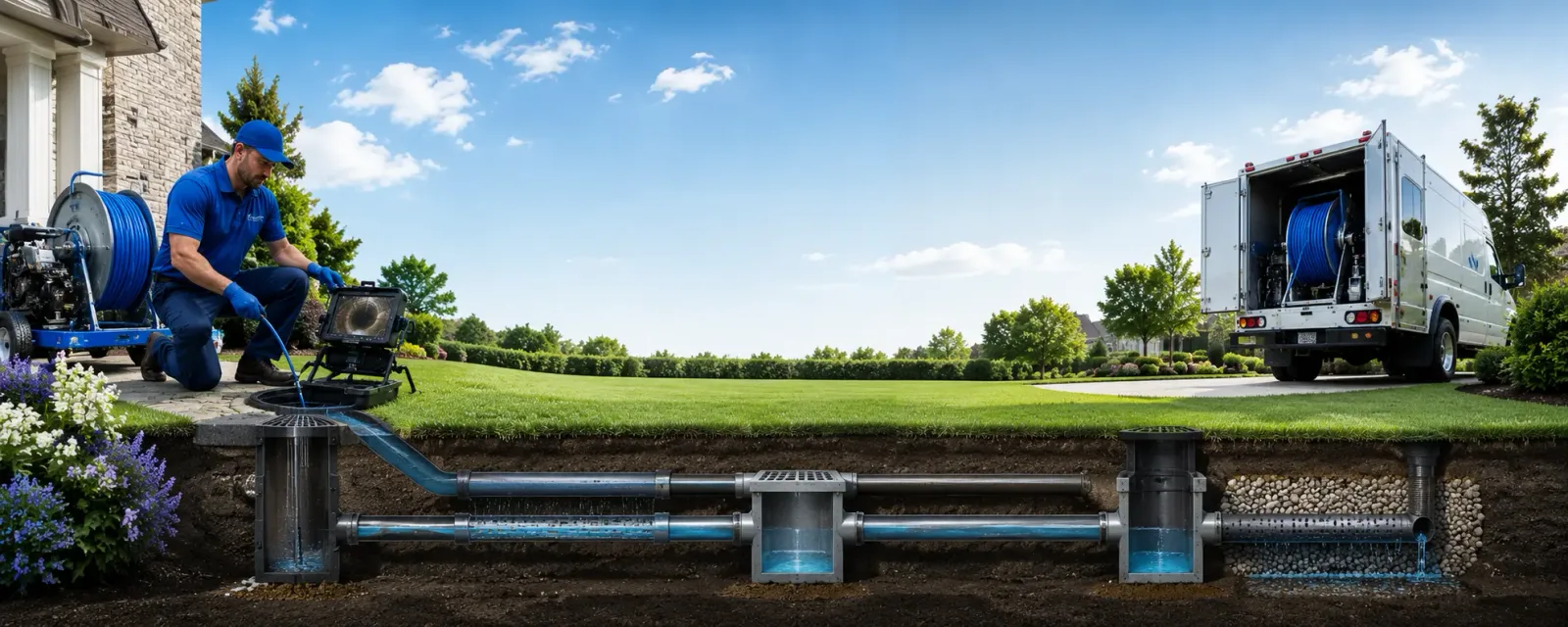 Outdoor drain cleaning information for Kensington, MD